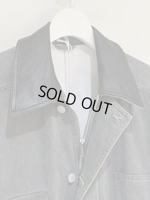 画像3: YOKE（ヨーク） Cotton Cut-off Coverall Jacket（コットンカットオフカバーオールジャケット） グレー