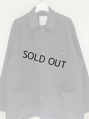 画像2: ANCELLM（アンセルム） Linen Coverall（リネンカバーオール） ブラック