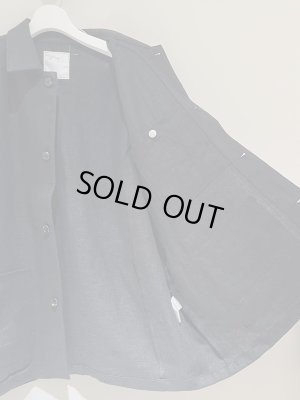 画像7: ANCELLM（アンセルム） Linen Coverall（リネンカバーオール） ブラック