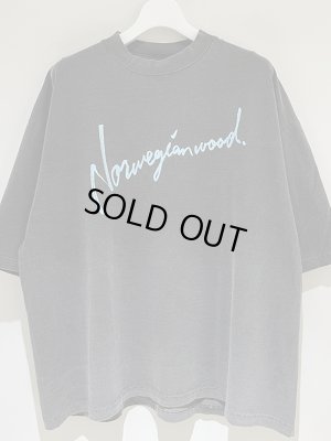 画像2: ESSAY（エッセイ） Pigment Drop Shoulder T-shirt（ピグメントドロップショルダーTシャツ） NORWEGIAN フェイドブラック