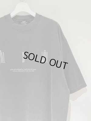 画像4: ESSAY（エッセイ） Pigment Drop Shoulder T-shirt（ピグメントドロップショルダーTシャツ） STILL ＆ WILL フェイドブラック