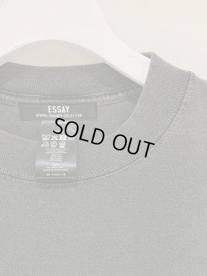 画像3: ESSAY（エッセイ） Pigment Drop Shoulder T-shirt（ピグメントドロップショルダーTシャツ） STILL ＆ WILL フェイドブラック