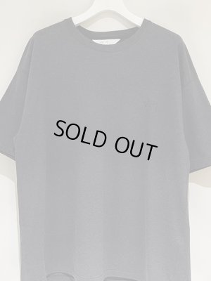 画像2: ANCELLM（アンセルム） Unevenness T-Shirt（アンイーブンネスTシャツ） ヘザーブラック