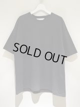 ANCELLM（アンセルム） Unevenness T-Shirt（アンイーブンネスTシャツ） ヘザーブラック