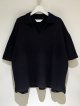 ANCELLM（アンセルム） C/R Football Shirt（C/R フットボールシャツ） ブラック