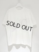 ANCELLM（アンセルム） OLD MAP T-shirt（オールドマップTシャツ） ホワイト