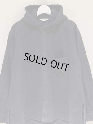 画像2: ANCELLM（アンセルム） Hoodie Shirt（フーディーシャツ） ブラック