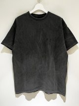 ANCELLM（アンセルム） Embroidery Dyed T-Shirt（エンブロイダリー ダイドTシャツ） ブラック