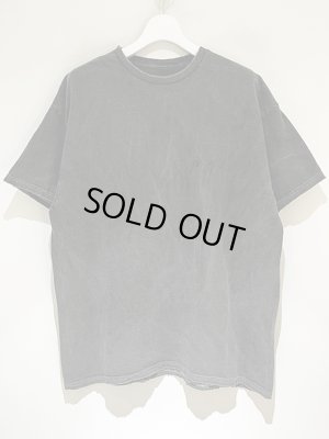 画像1: ANCELLM（アンセルム） Embroidery Dyed T-Shirt（エンブロイダリー ダイドTシャツ） ブラック