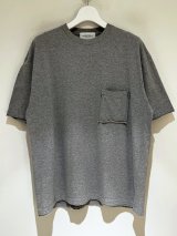 UNUSED（アンユーズド） Cut-off Pocket T-shirt（カットオフポケットTシャツ） グレー