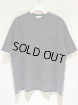 UNUSED（アンユーズド） Cut-off Pocket T-shirt（カットオフポケットTシャツ） チャコール