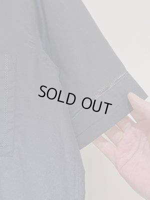 画像5: YOKE（ヨーク） Embroidery  Open Collar Shirt（エンブロイダリー オープンカラーシャツ） ブラック