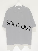 Carhartt WIP（カーハートWIP） S/S Mesh Knit Shirt（ショートスリーブメッシュニットシャツ） ブラック