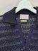 画像3: YOKE（ヨーク） Border Mesh Knit Skipper Polo Shirt（ボーダーメッシュニット スキッパーポロシャツ） ネイビー