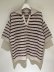 画像1: YOKE（ヨーク） Border Mesh Knit Skipper Polo Shirt（ボーダーメッシュニット スキッパーポロシャツ） アイボリー (1)