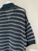画像7: YOKE（ヨーク） Border Mesh Knit Skipper Polo Shirt（ボーダーメッシュニット スキッパーポロシャツ） ピーコックグリーン