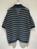 画像6: YOKE（ヨーク） Border Mesh Knit Skipper Polo Shirt（ボーダーメッシュニット スキッパーポロシャツ） ピーコックグリーン