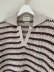 画像2: YOKE（ヨーク） Border Mesh Knit Skipper Polo Shirt（ボーダーメッシュニット スキッパーポロシャツ） アイボリー