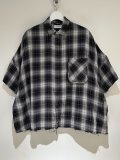 THE JEAN PIERRE（ジャンピエール） 11XL SS Plaid Shirt（11XL ショートスリーブプレイドシャツ） Exclusive for margin ブラック