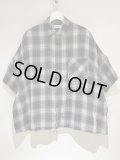 THE JEAN PIERRE（ジャンピエール） 11XL SS Plaid Shirt（11XL ショートスリーブプレイドシャツ） Exclusive for margin ブラック