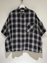 THE JEAN PIERRE（ジャンピエール） 11XL SS Plaid Shirt（11XL ショートスリーブプレイドシャツ） Exclusive for margin ブラック