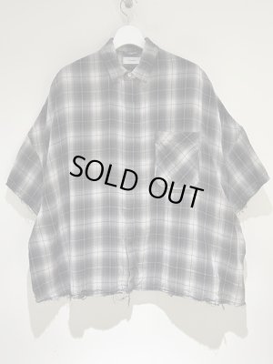 画像1: THE JEAN PIERRE（ジャンピエール） 11XL SS Plaid Shirt（11XL ショートスリーブプレイドシャツ） Exclusive for margin ブラック