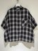 画像1: THE JEAN PIERRE（ジャンピエール） 11XL SS Plaid Shirt（11XL ショートスリーブプレイドシャツ） Exclusive for margin ブラック (1)