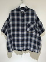 THE JEAN PIERRE(ジャンピエール) 11XL SS Plaid Shirt(11XL ショートスリーブプレイドシャツ) Exclusive for margin ブルー