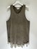 画像1: ANCELLM（アンセルム） Damage Tank Top（ダメージタンクトップ） グレー (1)