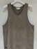 画像2: ANCELLM（アンセルム） Damage Tank Top（ダメージタンクトップ） グレー