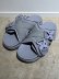 画像1: BOTTEGA VENETA（ボッテガヴェネタ） Cross Strap Sandal（クロスストラップサンダル） グレー (1)