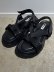 画像1: JIL SANDER（ジルサンダー） Cross Strap Sandal（クロスストラップサンダル） ブラック (1)