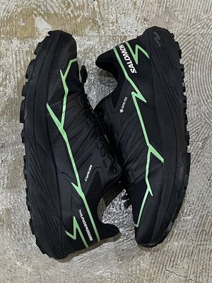 画像6: SALOMON（サロモン） Thundercross GTX（サンダークロス ゴアテックス） トレイルランニングシューズ ブラック×グリーンゲッコー