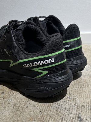 画像7: SALOMON（サロモン） Thundercross GTX（サンダークロス ゴアテックス） トレイルランニングシューズ ブラック×グリーンゲッコー