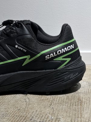 画像4: SALOMON（サロモン） Thundercross GTX（サンダークロス ゴアテックス） トレイルランニングシューズ ブラック×グリーンゲッコー