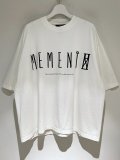 ESSAY（エッセイ） Pigment Drop Shoulder T-shirt（ピグメントドロップショルダーTシャツ） MEMENTO ホワイト