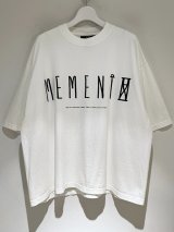 ESSAY（エッセイ） Pigment Drop Shoulder T-shirt（ピグメントドロップショルダーTシャツ） MEMENTO ホワイト