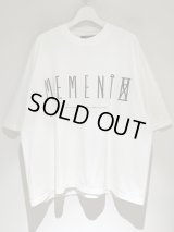 ESSAY（エッセイ） Pigment Drop Shoulder T-shirt（ピグメントドロップショルダーTシャツ） MEMENTO ホワイト