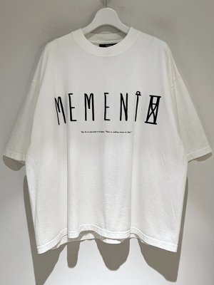 画像1: ESSAY（エッセイ） Pigment Drop Shoulder T-shirt（ピグメントドロップショルダーTシャツ） MEMENTO ホワイト