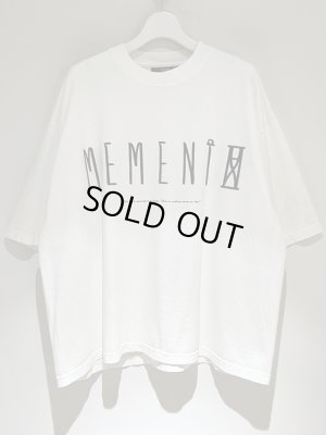 画像1: ESSAY（エッセイ） Pigment Drop Shoulder T-shirt（ピグメントドロップショルダーTシャツ） MEMENTO ホワイト