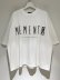画像1: ESSAY（エッセイ） Pigment Drop Shoulder T-shirt（ピグメントドロップショルダーTシャツ） MEMENTO ホワイト (1)