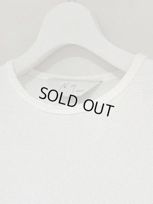 画像3: ANCELLM（アンセルム） Damage Waffle Crew LS T-shirt（ダメージワッフル クルーネックロングスリーブTシャツ） ホワイト