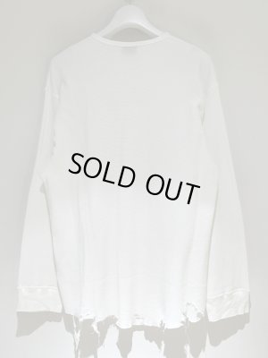 画像5: ANCELLM（アンセルム） Damage Waffle Crew LS T-shirt（ダメージワッフル クルーネックロングスリーブTシャツ） ホワイト