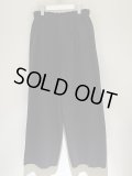 ANCELLM（アンセルム） Tuck Sweat Pants（タックスウェットパンツ） ブラック