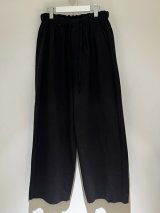 ANCELLM（アンセルム） Tuck Sweat Pants（タックスウェットパンツ） ブラック
