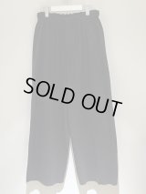 ANCELLM（アンセルム） Tuck Sweat Pants（タックスウェットパンツ） ブラック