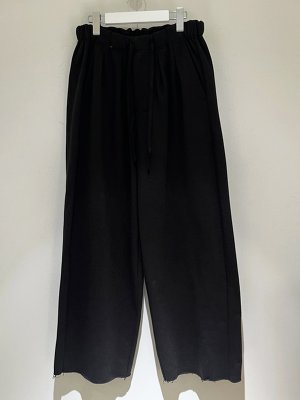 画像1: ANCELLM（アンセルム） Tuck Sweat Pants（タックスウェットパンツ） ブラック