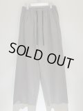 ANCELLM（アンセルム） Tuck Sweat Pants（タックスウェットパンツ） グレー