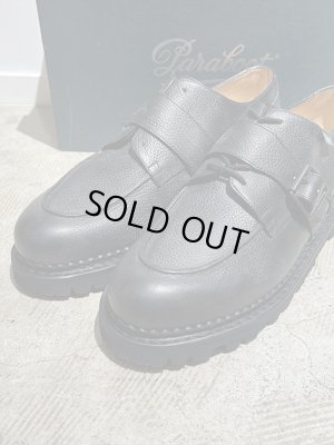 画像2: Paraboot × Engineered Garments（パラブーツ×エンジニアドガーメンツ） CHAMBORD BRIDE（シャンボード ブライド） グレインレザー ブラック