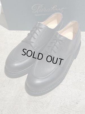 画像1: Paraboot（パラブーツ） Brooks Brothers（ブルックスブラザーズ）別注 CHAMBORD（シャンボード） ブラック×ネイビーステッチ